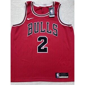 Nike Lonzo Ball Chicago Bulls NBA Swingman Jersey Men's Size 52 XL Authentic Red